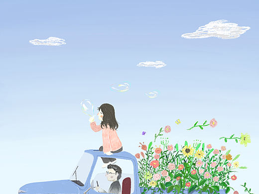 來個小花車，輕松一下（個人主頁-ZNDI5NDg1ODA=） - 創(chuàng)作習作 - 站酷設計師ki兜的鏟屎官原創(chuàng)素材 - 站酷ZCOOL