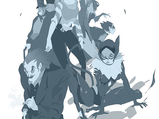 哥谭人（个人主页-ZNDgwMzY1OTI=） - 新锐潮流插画 - 站酷设计师苍戟原创素材 - 站酷ZCOOL