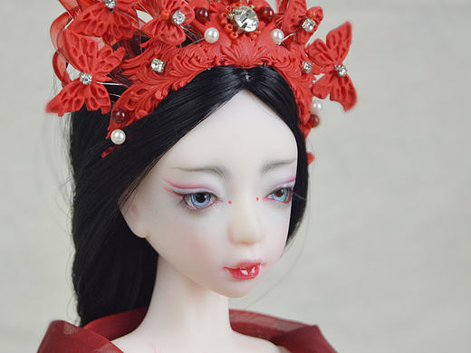 （BJD)四分女 特体  嫁衣全套