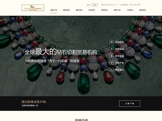 奢侈品-网页设计