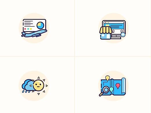 Trave Line Icon