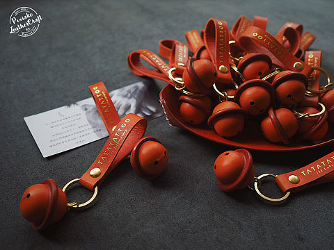 皮侠客P.X.K - 手工皮铃铛钥匙扣挂件