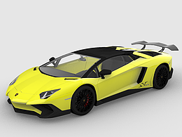 兰博基尼700R尾翼设计建模