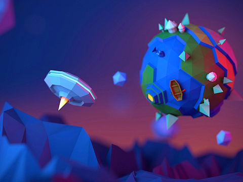 C4D-003 Low Poly 练习
