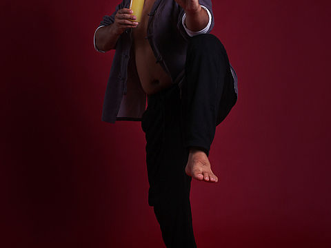 中国跤武术家:老虎