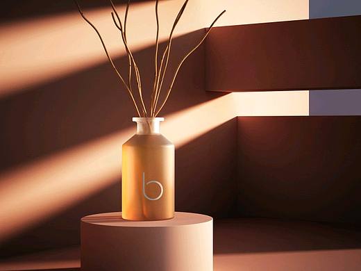 【产品渲染】一组家居香氛产品渲染图C4D+Oc