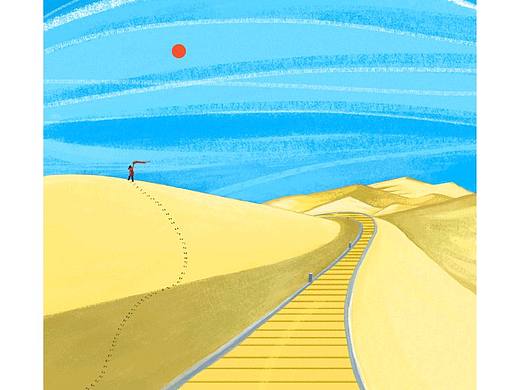 敦煌•沙漠印象