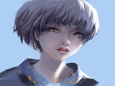 临摹wlop 大大的