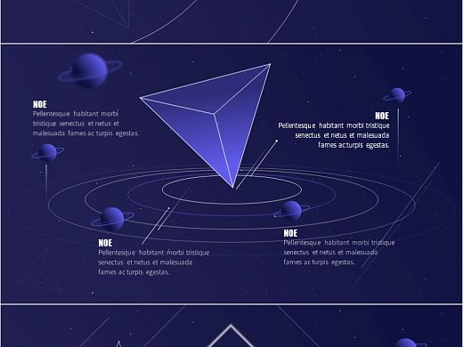 神秘紫色星空ppt