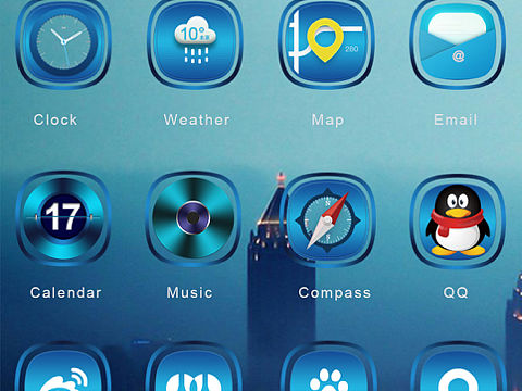 破晓时分主题图标设计