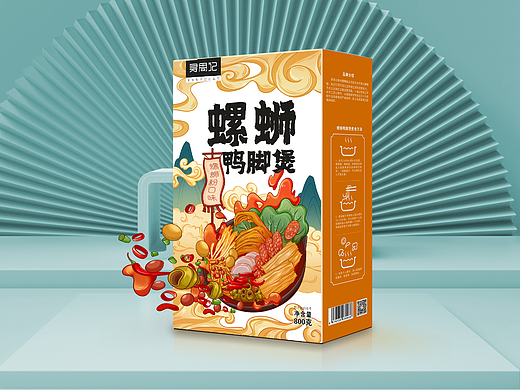当火遍全网的预制菜遇上顶流螺蛳粉--螺蛳鸭脚煲