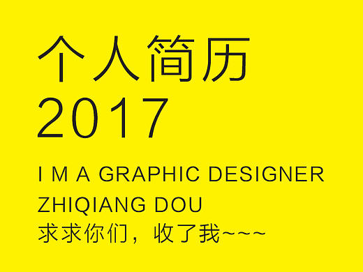 2017年个人简历