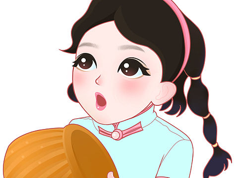 Q版插画人物