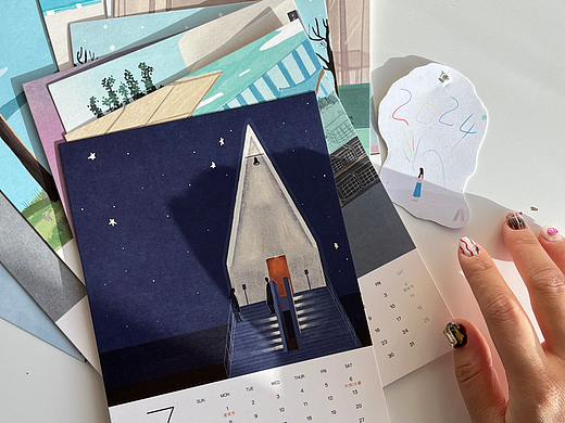 2024日历如约而至~