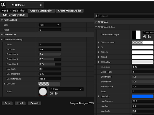 虚幻5后期功能性Slate插件