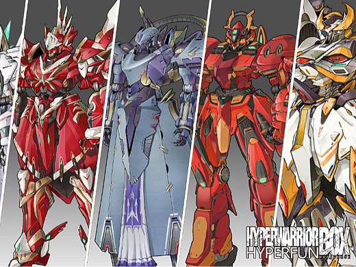 HYPER WARRIOR BOX 原始科技机甲概念设定
