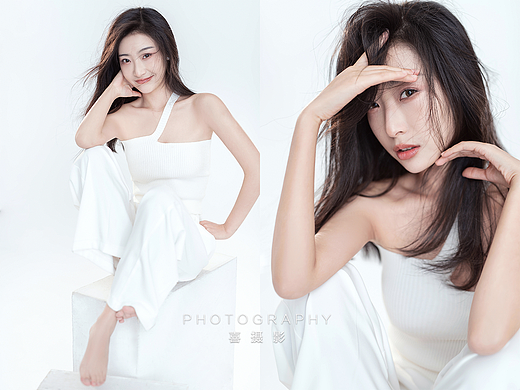 这组照片没get到你内心算我输，极简少女写真