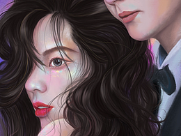 人像插畫(huà)繪制過(guò)程