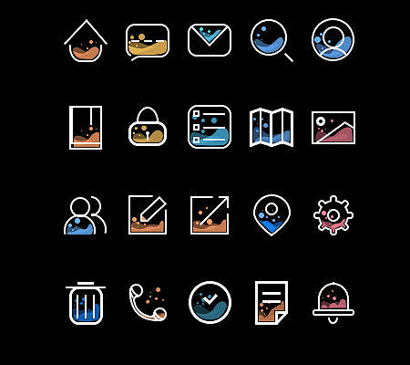 小图标（个人主页-ZMzI0NjA5NDg=） - 图标 - 站酷设计师步舞挣耶原创素材 - 站酷ZCOOL