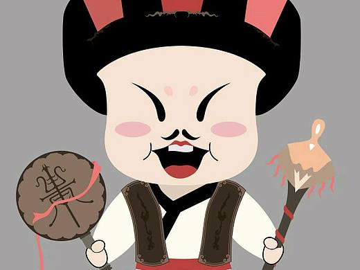 祭师公仔形象