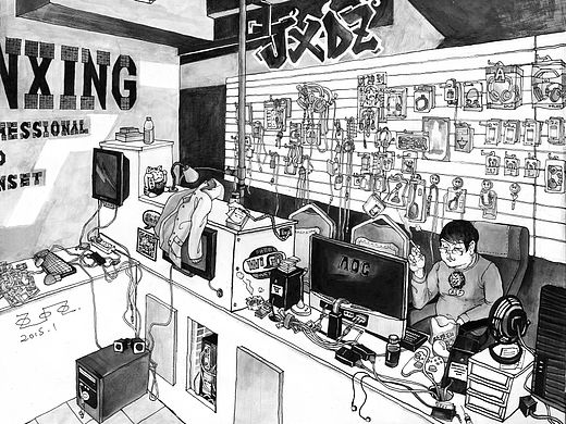 破敗電腦大師（個(gè)人主頁-ZMTM3NDQ3MjA=） - 新銳潮流插畫 - 站酷設(shè)計(jì)師王中王TL原創(chuàng)素材 - 站酷ZCOOL