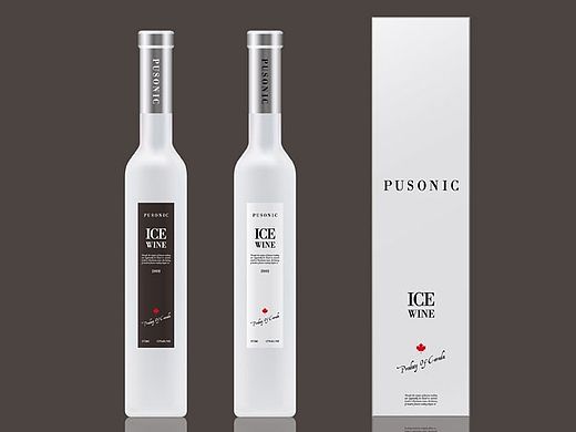 东道设计_PUSONIC浦音波冰酒包装设计