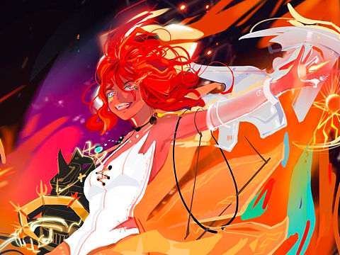 非典型白羊｜火元素游戲原畫角色設(shè)計(jì)（個(gè)人主頁-ZNTQ0MTQ5NTY=） - IP形象 - 站酷設(shè)計(jì)師汀一白YANA原創(chuàng)素材 - 站酷ZCOOL