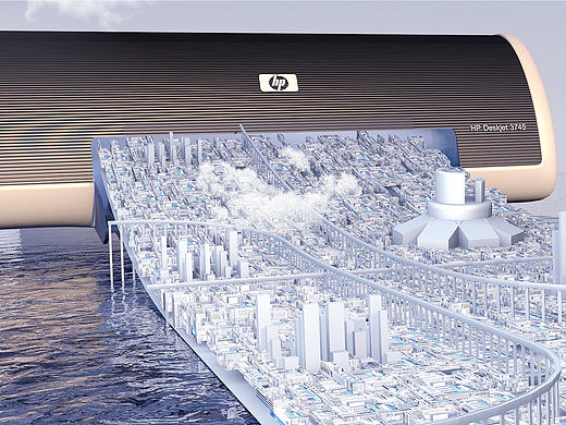 HP 惠普打印机 海滨城市