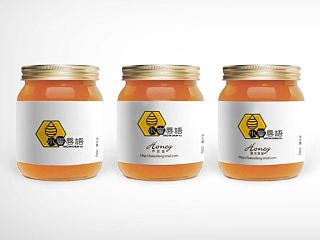 蜂蜜logo设计（飞机稿）