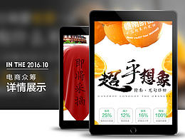 电商平台赣南脐橙众筹详情页面