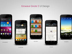 Ginwave Gnote 2 UI Design