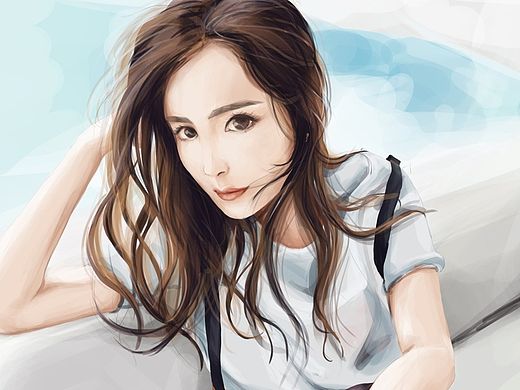 最近畫的楊冪（個人主頁-ZMTI3MzYxOTI=） - 創(chuàng)作習作 - 站酷設(shè)計師visionlens原創(chuàng)素材 - 站酷ZCOOL