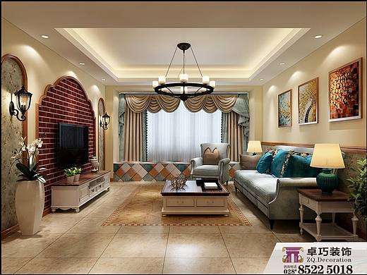 成都别墅风格装修设计/成都别墅风格装饰设计效果图