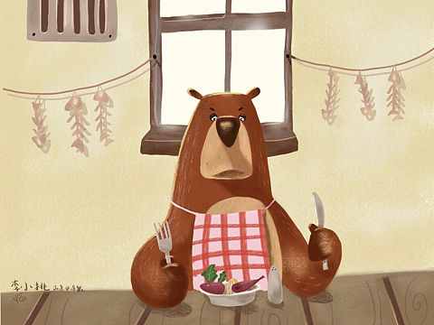 每日一画 熊:bear:（个人主页-ZMjczMDg1MjQ=） - 创作习作 - 站酷设计师李小挑原创素材 - 站酷ZCOOL