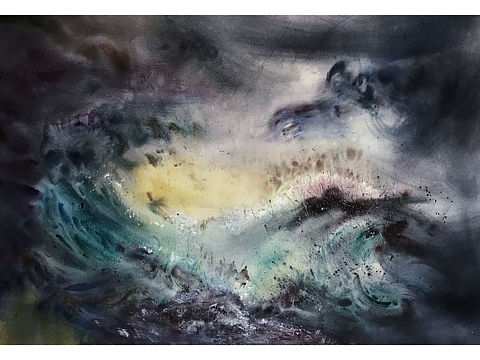 夜闌臥聽風吹雨，鐵馬冰河入夢來（個人主頁-ZMjkxOTc5NDQ=） - 繪畫 - 站酷設計師水彩學院蘇野原創(chuàng)素材 - 站酷ZCOOL