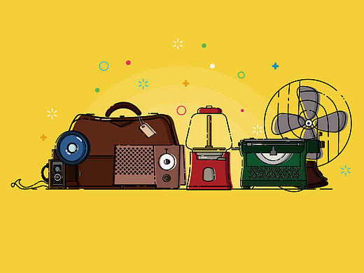 老物件MBE风格图标