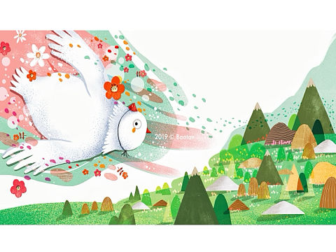 绘本《时针分针看日落》