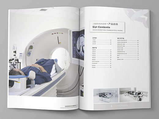 医药公司宣传册（完成版） 排版 企业画册 产品目录 DM CATALOG 简约 效果图