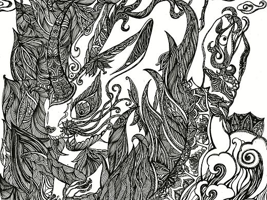 <“搜神记”插画设计>浙江财经大学东方学院 王丽媛 #青春答卷2015#