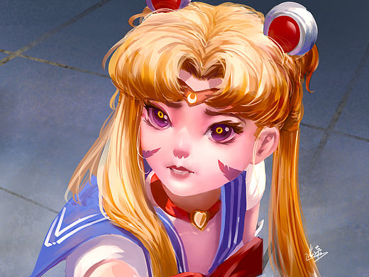 美少女重绘