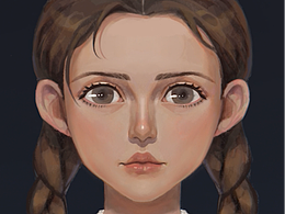 procreate摸鱼小女孩