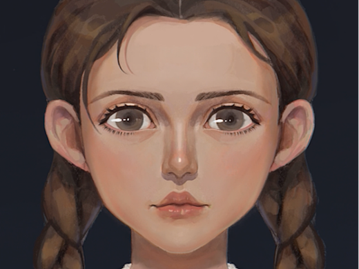 procreate摸鱼小女孩（个人主页-ZNjI2NDE2NzI=） - 创作习作 - 站酷设计师三文鱼干原创素材 - 站酷ZCOOL