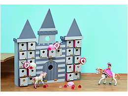 装饰的木制降临节日历