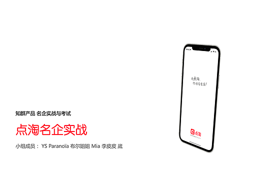 知群x点淘项目实战