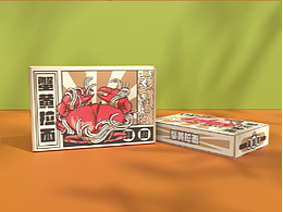 展示用復(fù)古風(fēng)格食品盒包裝