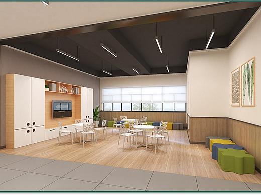 河南学校行政空间设计-要注重功能舒适性