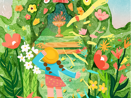 万物生长插画系列（个人主页-ZNjMxMTMwNTI=） - 艺术插画 - 站酷设计师Lynseyl原创素材 - 站酷ZCOOL
