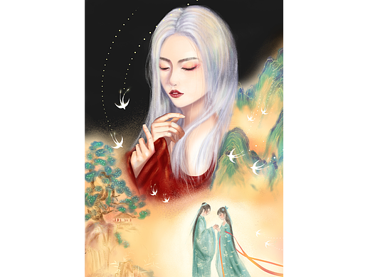 8月繪畫練習(xí)作品（個(gè)人主頁(yè)-ZNjYzOTYxMDg=） - 創(chuàng)作習(xí)作 - 站酷設(shè)計(jì)師秋風(fēng)霜紅葉原創(chuàng)素材 - 站酷ZCOOL