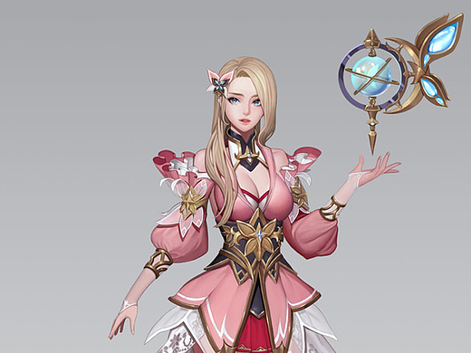 3dmax-基础女角色头模模型制作教程。3d建模基础教程