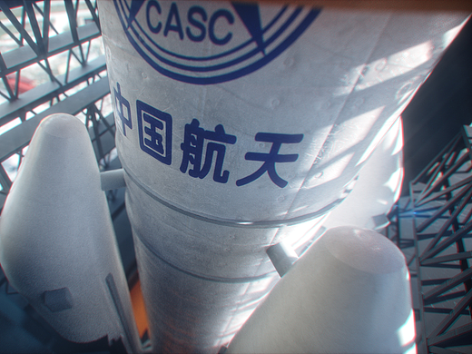 中国航天问天发射